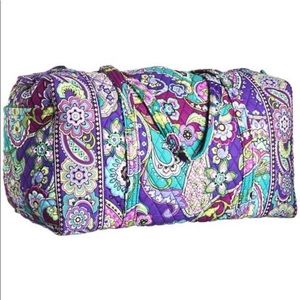 Vera Bradley LARGE DUFFEL heather purple